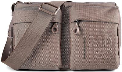 MANDARINA DUCK Schoudertas MD20 Crossover Zip Taupe Beige