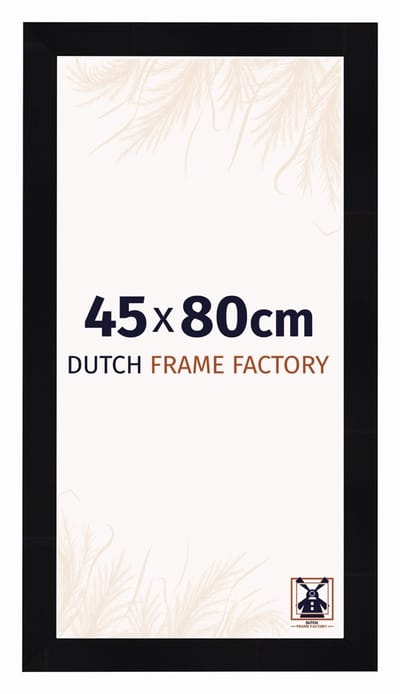 Fotolijst 45x80 cm - MDF - Zwart Hoogglans - Praag