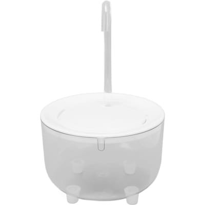 Fontaine à eau pour chat intelligente automatique super silencieuse en forme de robinet pour chaton L white
