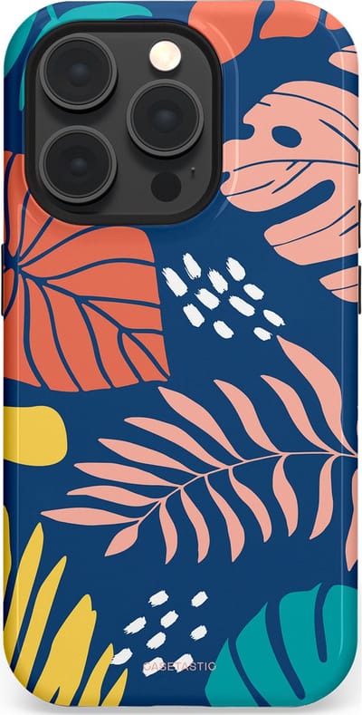 Casetastic Hoesje Geschikt voor Apple iPhone 15 Pro Magsafe - Stijlvolle Beschermende Duo-layer Case - Zwoele avond