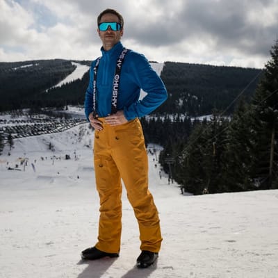 Husky skibroek voor dames Gilep L Stretch 15.000 membraan - Zwart
