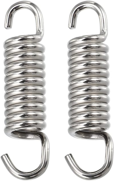 Dailygoods- Uitlaatpijp Universeel - 2 Stuks - 43mm - Roestvrij Staal - Hoge Temperatuur Coating - Duurzaam - Motoruitlaat