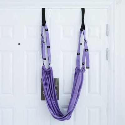 Vrouwen Lucht Yoga Hangmat Pilates Anti-Zwaartekracht Schommel Hangmat Volwassen Hangschommel Deur Verstelbare Thuis Hulp Trainer paars