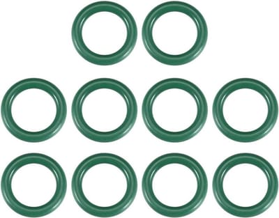 Rubberen O-ringen - Afdichtingen - Lekkages Voorkomen - Hoge Temperatuur Bestendig - 10 Stuks - Groen