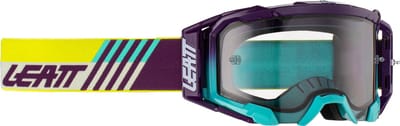Leatt Velocity 5.5 Aqua Lichtpaars Geel Crossbril -
