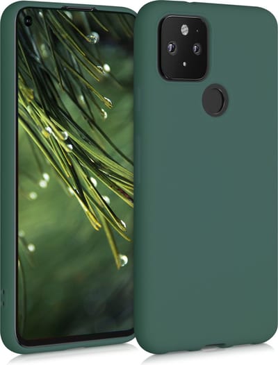 kwmobile telefoonhoesje geschikt voor Google Pixel 5 - Hoesje voor smartphone - Back cover in dennengroen