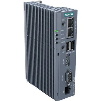 Siemens 6ES76470BA001YA2 Simatic IOT2050 (Quad Core) Gateway Ethernet, Gateway, PCIe, Profinet, RS-232, USB, RS-422, RJ-45, RS-485, Industrial