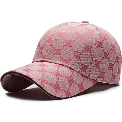 Vier Jaargetijden Nieuwe Zonnebrand Drie-Lijns Gestikte Baseballpet Heren- en Dames Casual Pet Net Rood Verweerd 1841 Hoed (Pink,Adjustable) gray