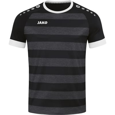 Jako Celtic Melange Shirt Korte Mouw Heren - Zwart | Maat: M
