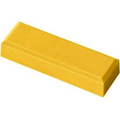 MAUL rechthoekmagneten, 53 x 18 x 10 mm, 20 stuks, geel