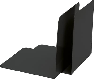 boekensteun Alco 85x140x140mm metaal 2 stuks in doos zwart
