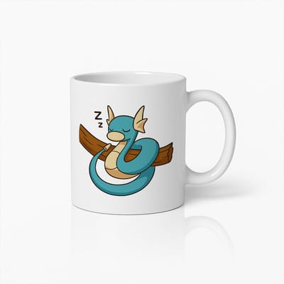 Schattige Slapende Draak Mok – Lief Fantasy Dier Koffiebeker – Perfect Cadeau voor Draakliefhebbers en Fantasy Fans