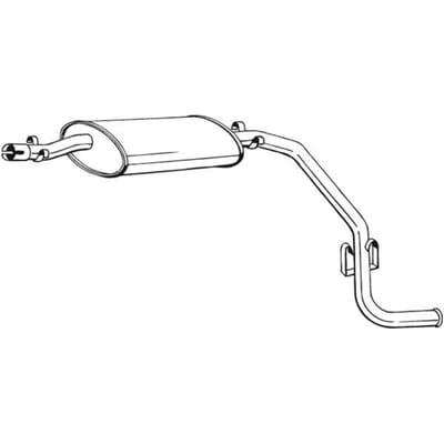 Geluiddemper achter BOSAL 283-685