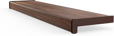 Vensterbank Kunststof - Binnenplint - Woonkamer Decoratie - Onderhoudsvriendelijk Robuust - 20 cm x 140 cm - Notenhout
