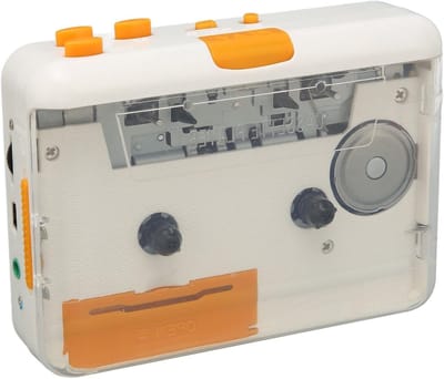 Draagbare Cassette Speler en Converter voor MP3, USB Opname, Plug and Play, Ideaal voor Muziekliefhebbers en Retro Fans