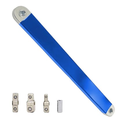 longziming -Verlengingsadapter - Gebogen Rateladapter - Gereedschap Adapter - Interne Kettingaandrijving - Hoog Koppel - Koolstofstaal - Slijtvast·Compact & Professioneel - 1 Stuk