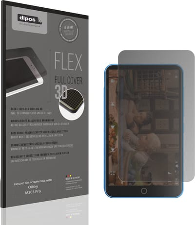 dipos FLEX – Matte Privacy Screenprotector geschikt voor Oilsky M303 Pro | Volledige Schermbescherming | Case-Friendly