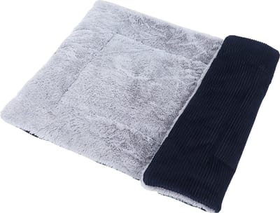Luxe Hondenkussen met Zacht Deken - Comfortabel en Ergonomisch - Geschikt voor Alle Hondenrassen - Duurzaam Textiel - Inclusief Warm Dekentje voor Extra Comfort - Eenvoudig te Reinigen en Onderhouden - Neutraal Design voor Elk Interieur