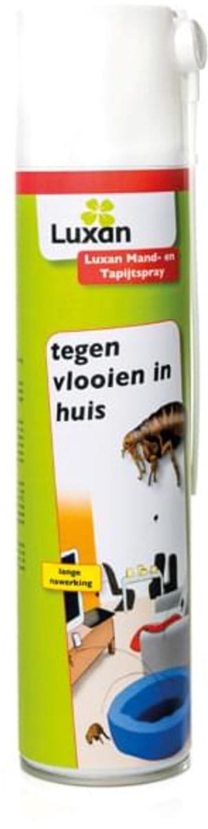 Luxan Mand- en Tapijtspray (400 ml) - Krachtige Insecticide - Met gratis cheatsheet