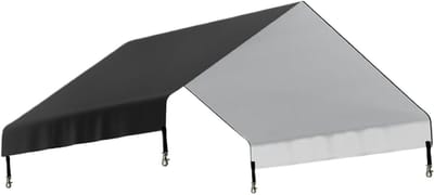 Hok Zeil - Waterdichte Afdekking - Buiten Leven - Versterkte Randen - 145x110cm - Zwart
