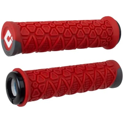 Merkloze Fietshandvatten Lock-On 135mm - Rood