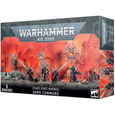 Beeldje Games Workshop Warhammer 40k - Space Marine du Chaos Sombre Communion
