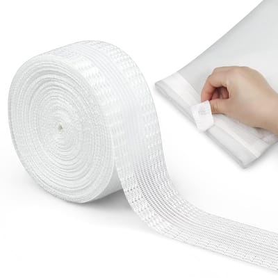 Zoomtape voor broeken, strijkbare zoomtape voor broeken, wasbare zoomtape zonder naaien, zoomtape voor broekranden voor kleding, gordijnen, jeans, pakken, broeken en pantalons(Wit, 10 m/ 1 rol)| Cyslmuk®