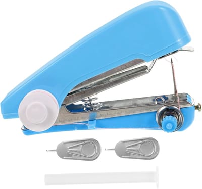 Mini Naaimachine - Draagbare Naaier - Kleding Repareren - Handmatig Bedienbaar - 7.2 cm Breed - Rood