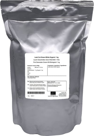 Prei Gesneden Groen-Wit - 1 Kg - Holyflavours