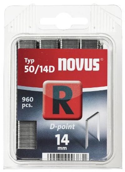 Platte D-punt Draadklemmen 14 mm - 960 Stuks voor Optimaal Bevestigen