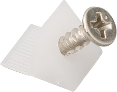 Witte Plastic Wiggen - Lade Bodem Reparatie - Meubels Herstellen - Zelfnivellerende Ondersteuning - 100 stuks - Wit