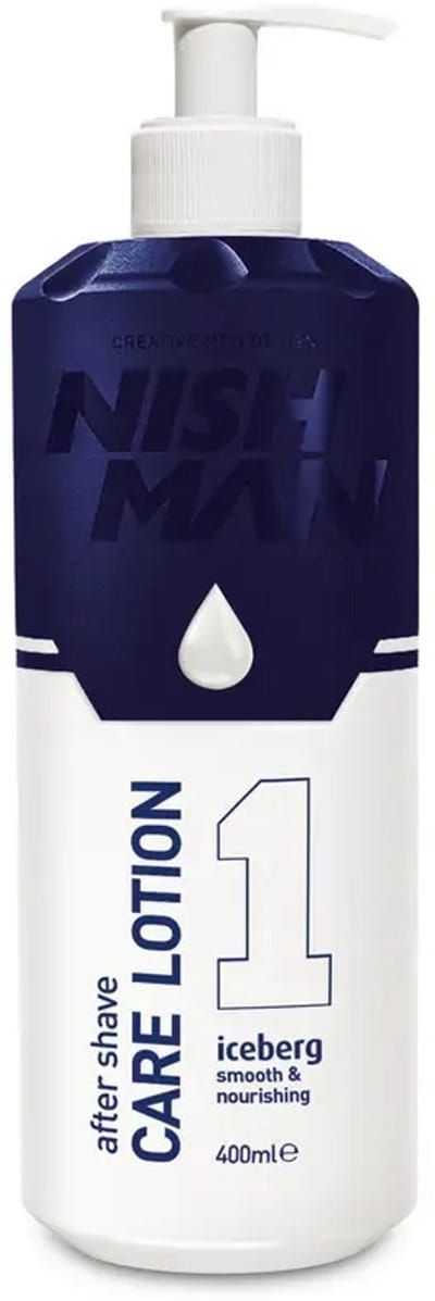 Nishman Aftershave Lotion 400 ml - Verzorgend na het Scheren - voor Mannen