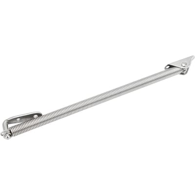 8 14-inch Luiksteunveer Versteller 10lb Belasting Marinekwaliteit Roestvrij Staal voor Camper Jacht Kast white