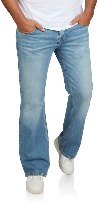 riverso Heren Jeans Broeken RIVAlan bootcut Fit Blauw Volwassenen Denim Jeansbroek heren - Spijkerbroek heren
