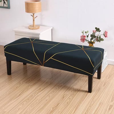 Bedrukte bankhoes, elastische bankhoezen, wasbare strandhoes, pianobankhoes, meubelstofdichte beschermer, bankhoes S  80x40x30cm