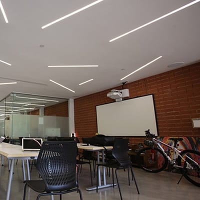 Inbouwarmatuur 35W WIT 7,5 x 3,5 x 120 cm - Koud Wit - Wit licht - Kunststof - Wit - Wit Neutre 4000K - 5500K - SILUMEN