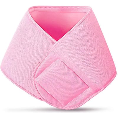 Herbruikbare Siliconen Gel Anti-Aging Patch Voor Nekmasker SPA Nekwikkelmasker Hydraterende Riem Schoonheidshuid Nekverzorging Vrouwen Nekmasker roze