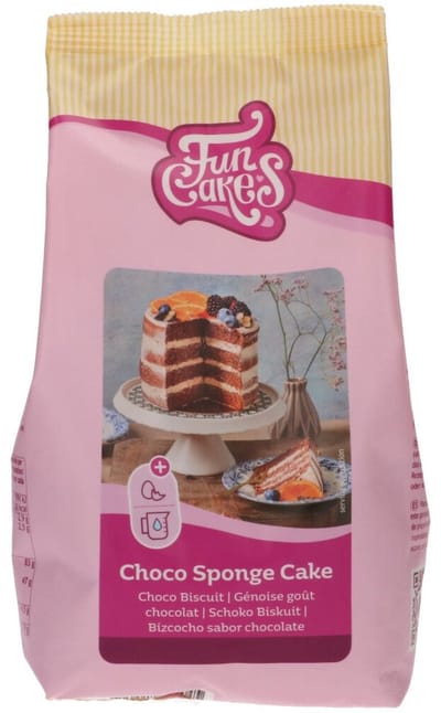 FunCakes Bakmix voor Choco Biscuit - 500g - Luchtige Taartbodem - Mix voor Biscuit