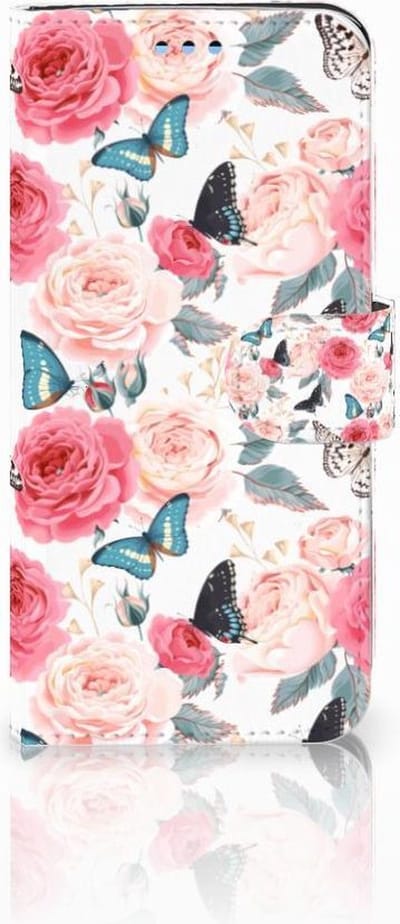 Samsung Galaxy S9 Hoesje Butterfly Roses