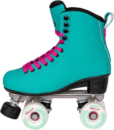 Rolschaatsen - Quad skates - Buitenplezier - Comfortabele pasvorm - Maat 37 - Turquoise
