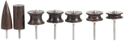 MTTProducts - Leerbewerkingsset - Polijstgereedschap - 7-delig - Leerbewerking - Leer polijstset - Geschikt voor hobbyisten - Formaat 7pcs