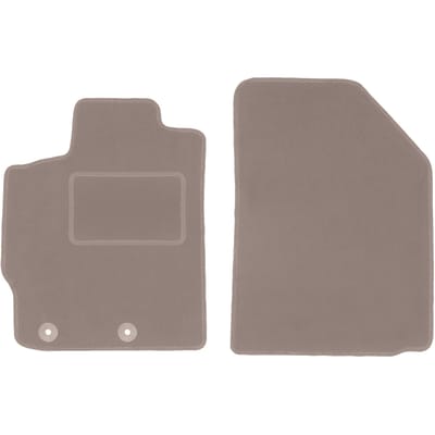 Beige voormatten voor: Toyota Yaris II hatchback (2005-2011)