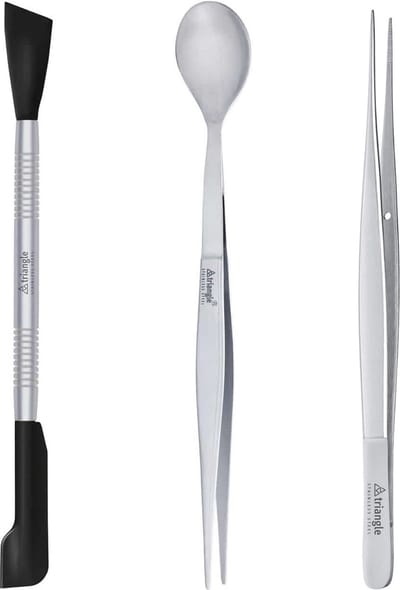 Triangle Garneerset Final Touch – 17 cm – RVS – 3-delig – Luxe Keuken
