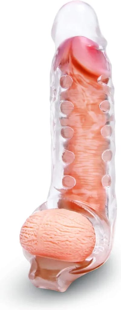 Lusty Toys ® Doorzichtige Penis Sleeve Verlengend Met Noppen