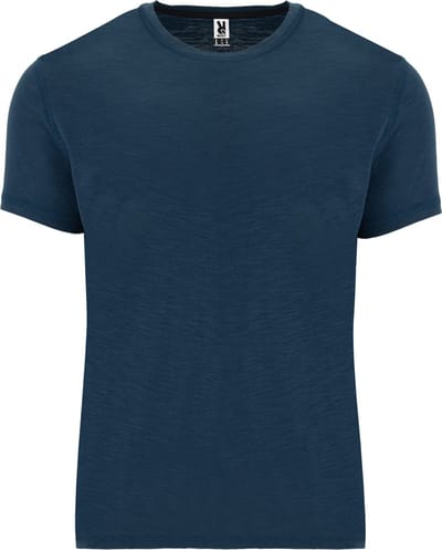 2 Pack T-shirts unisex met korte mouwen Terrier 150 gram iets langer rugpand gram Donker Blauw - S
