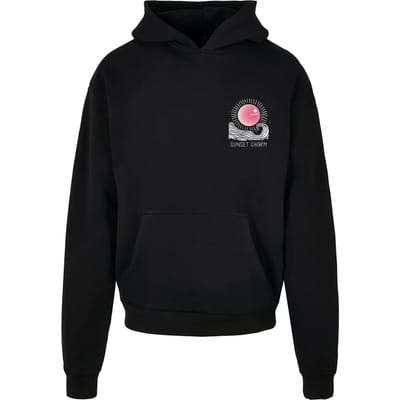 Oversized sweatshirt met capuchon Merchcode Sunset Charm