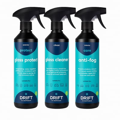 Raam set - Anti Condens - Anti Fog Spray - Glass Cleaner - Ruitenreiniger Spray - Glasreiniger -Glass Protect - Transparante Ruitencoating - Waterafstotende Spray - 3X 500 ML