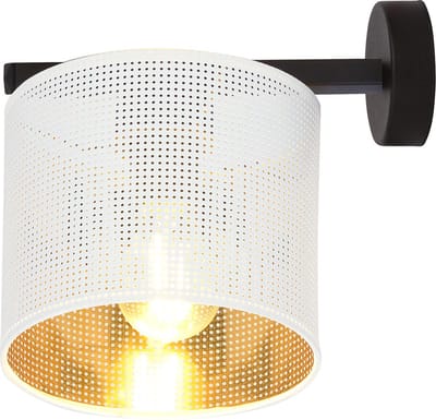 Ledl JORDAN Wandlamp Wit / Goud