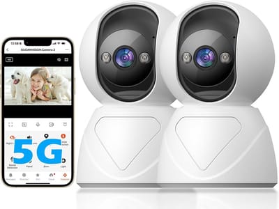 Beveiligingscamera Binnen - Wooncamera Babyfoon - Huisbewaking Thuis - Automatische Tracking Zoom - FHD 1080p - Wit