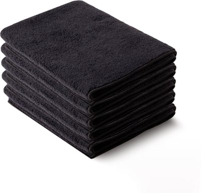 Fibb® Microvezel Droogdoek Badkamer – 5-pack - Douche & Tegels Streeploos Droog – 60x90 cm – Sneldrogend & Schimmel Voorkomend - Hoogste kwaliteit